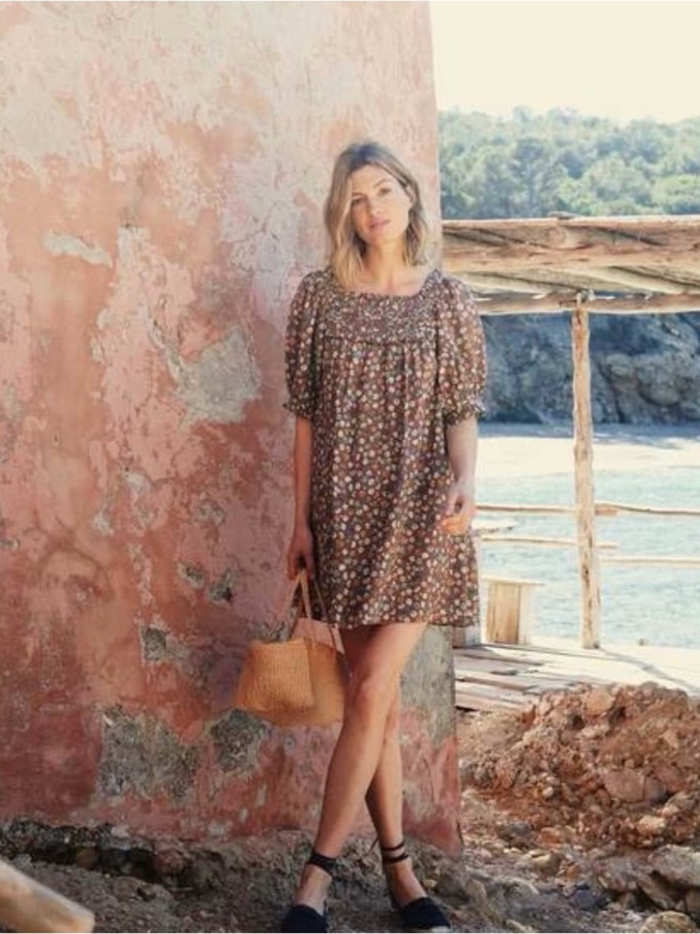 Doen Patricia Mini Dress in Biatre Tasha EUC XS